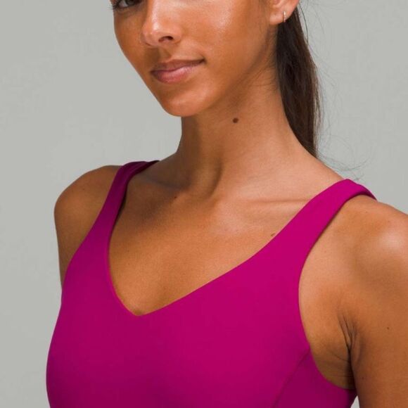 Lululemon align Onesie 8” magenta purple one piece size 2 - Picture 3 of 6